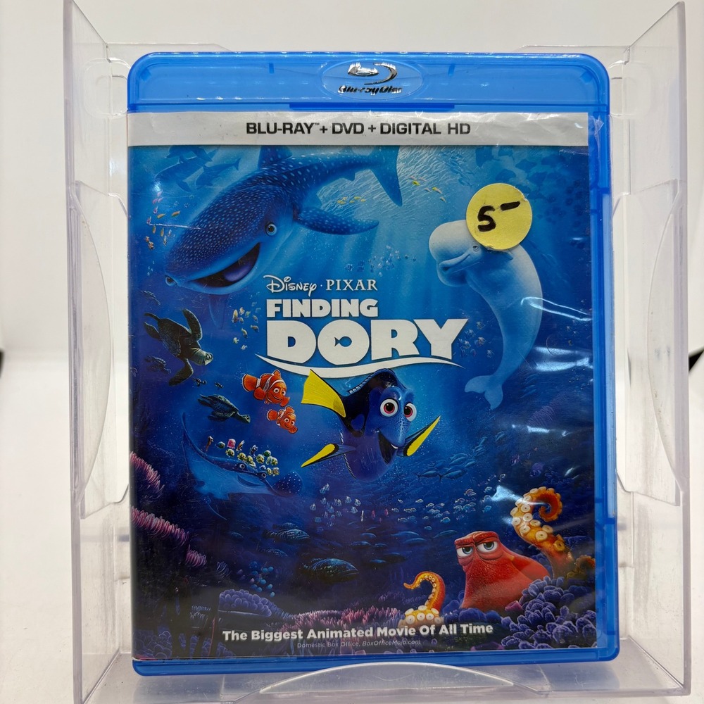 Disney Pixar Finding Dory Blu-ray DVD Digital HD Combo Pack Animated Movie